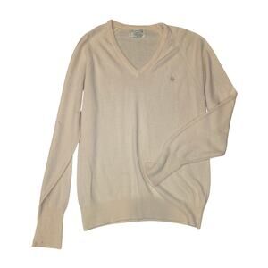 vintage Christian Dior, cashmere v-neck sweater  men's sz M- AS IS